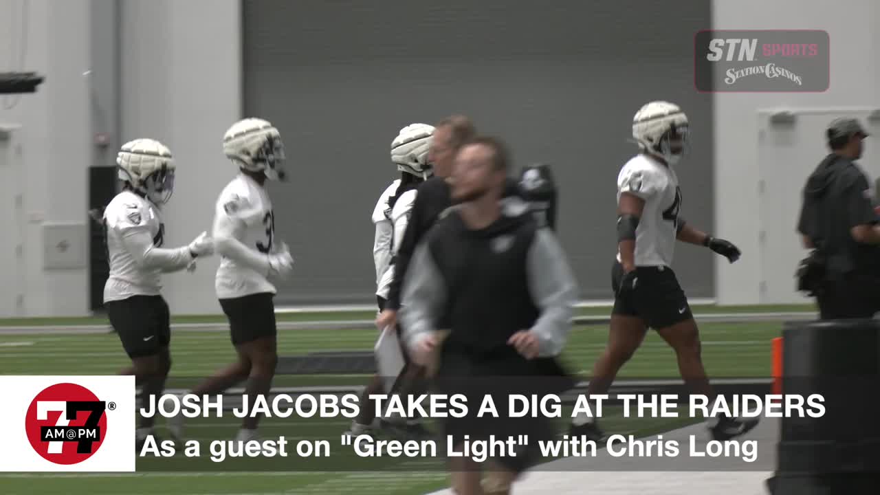Josh Jacobs takes a dig at the Raiders