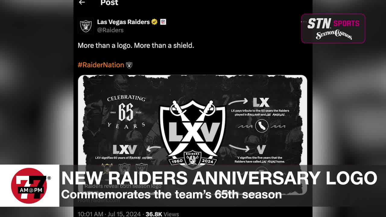 New Raiders Anniversary logo