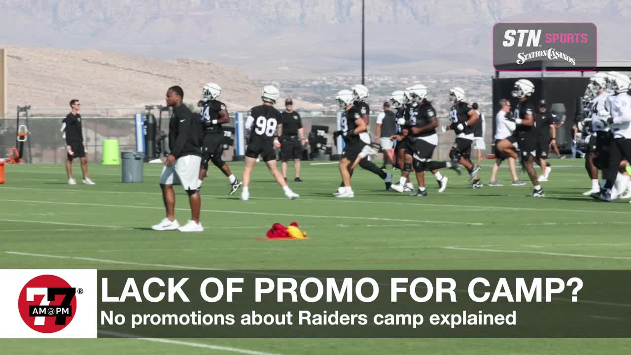 Lack of promo for Raiders