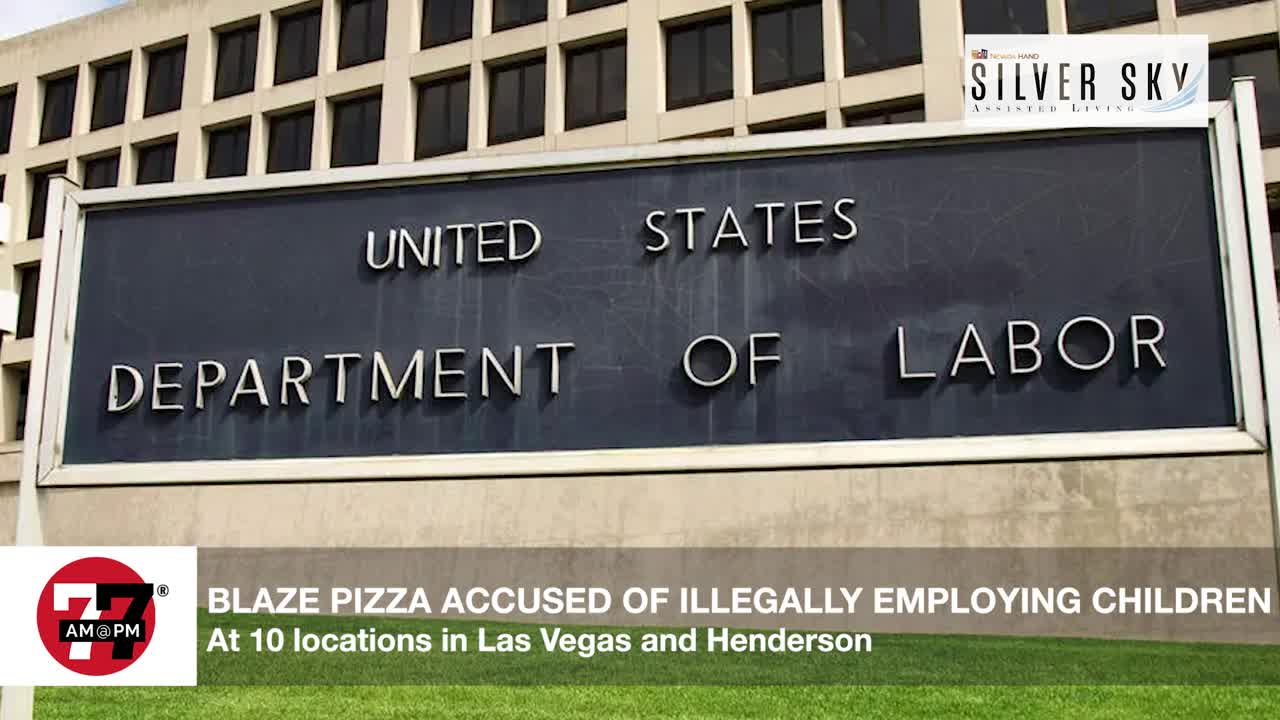 Las Vegas pizza chain fined, accused of illegally employing children