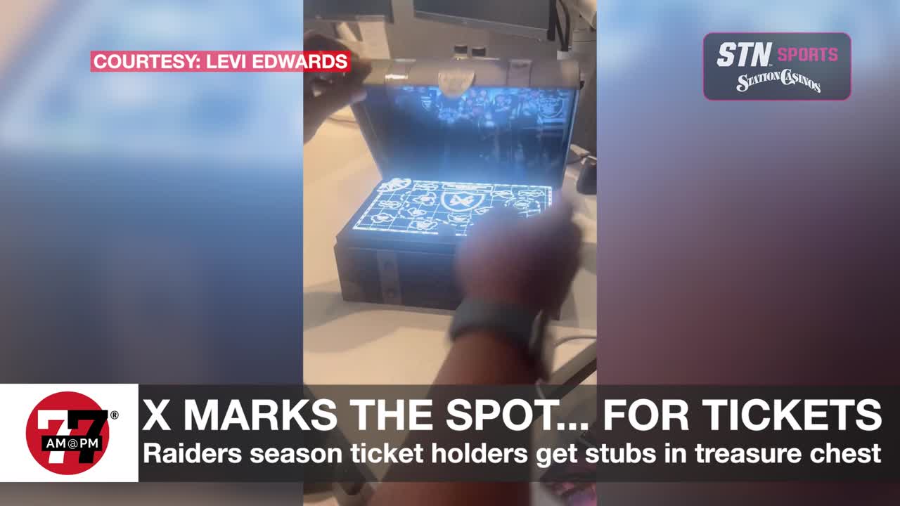 Raiders season ticket holders get stubs in treasure chest