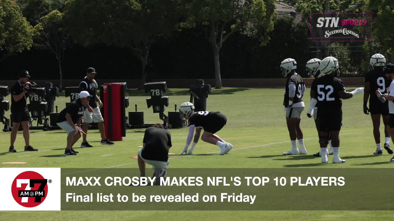 Maxx Crosby makes NFL's top 10 players