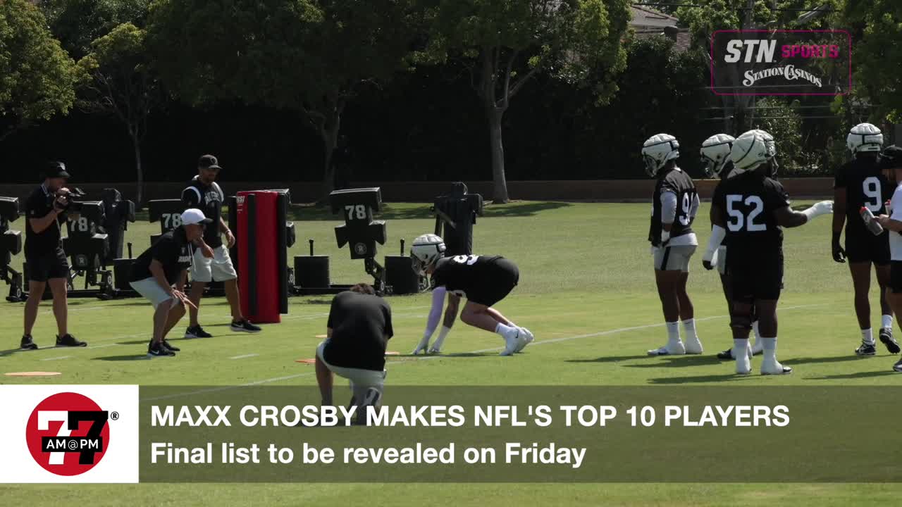 Maxx Crosby makes NFL’s top 10 players