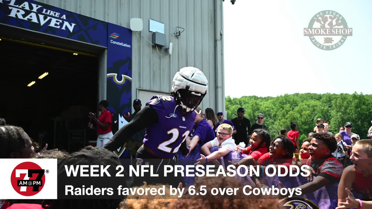 Week two NFL preseason odds