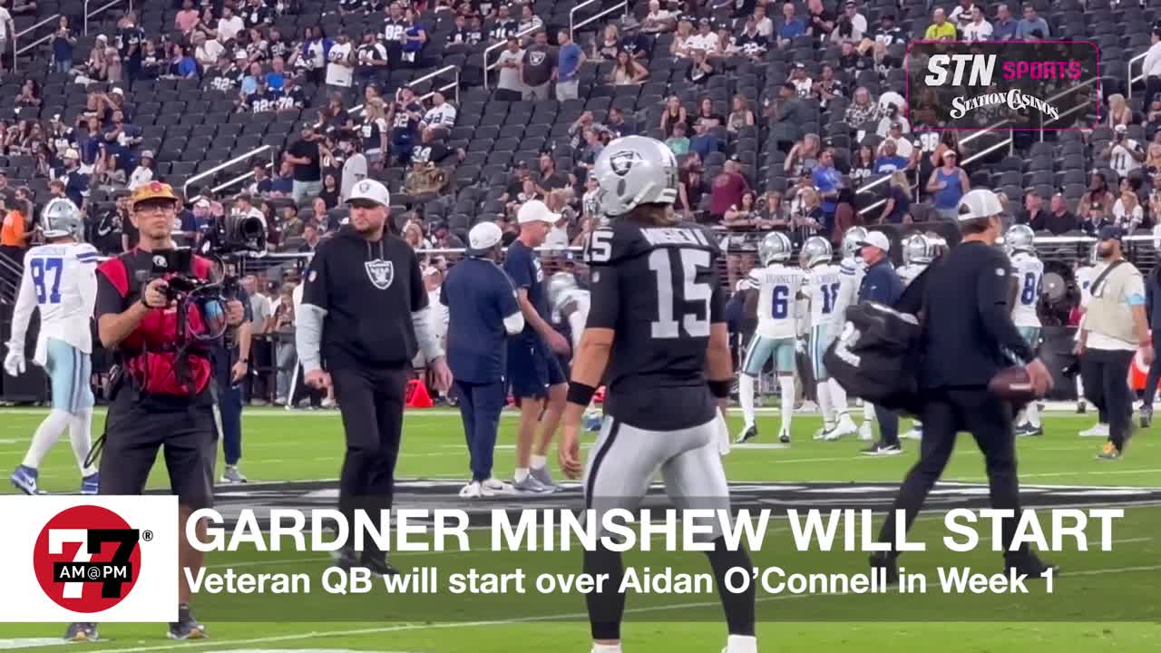 Gardner Minshew will start in week one