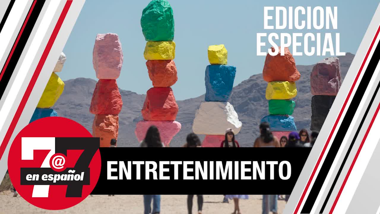 La obra de arte 7 Magic Mountains posiblemente será reubicado a Reno