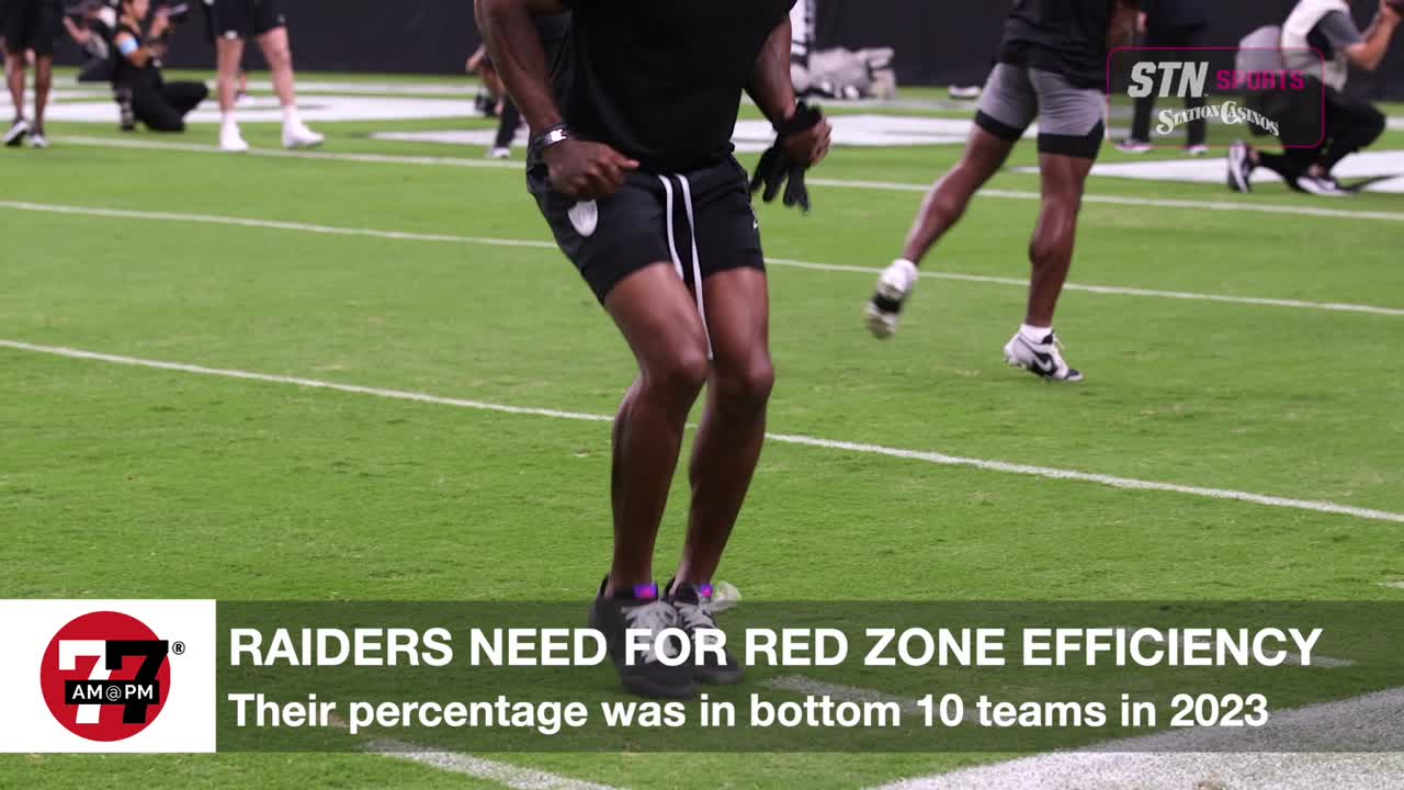 Raiders need for red zone efficiency