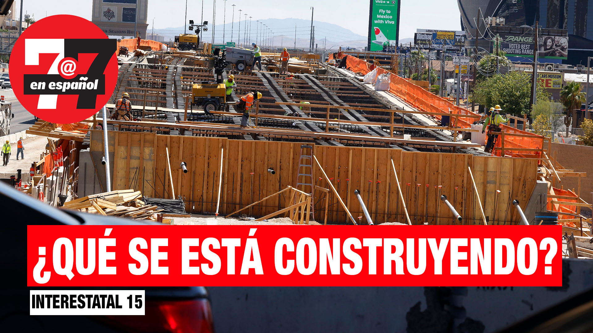 Noticias de Las Vegas | ¿Qué se está construyendo?, una estructura gigante llama la atención en Las Vegas.