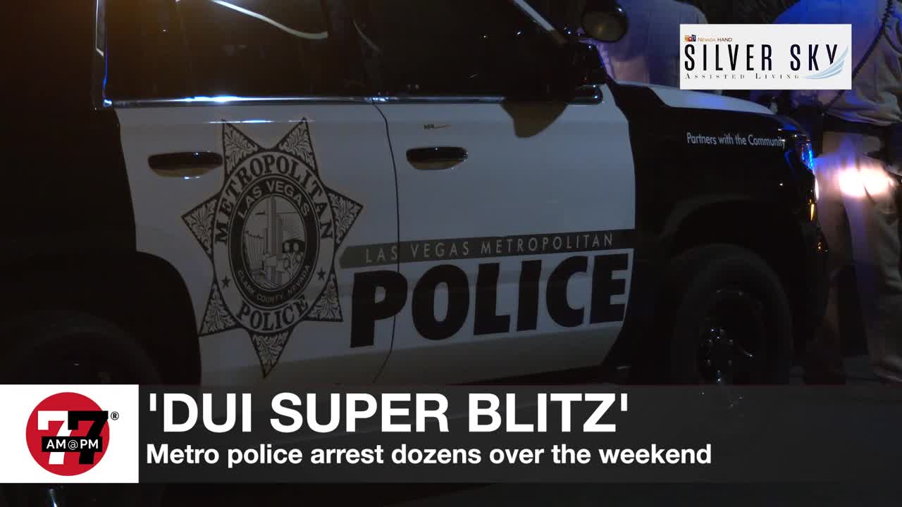 Las Vegas police’s Labor Day ‘DUI Blitz’ results in 4 dozen arrests