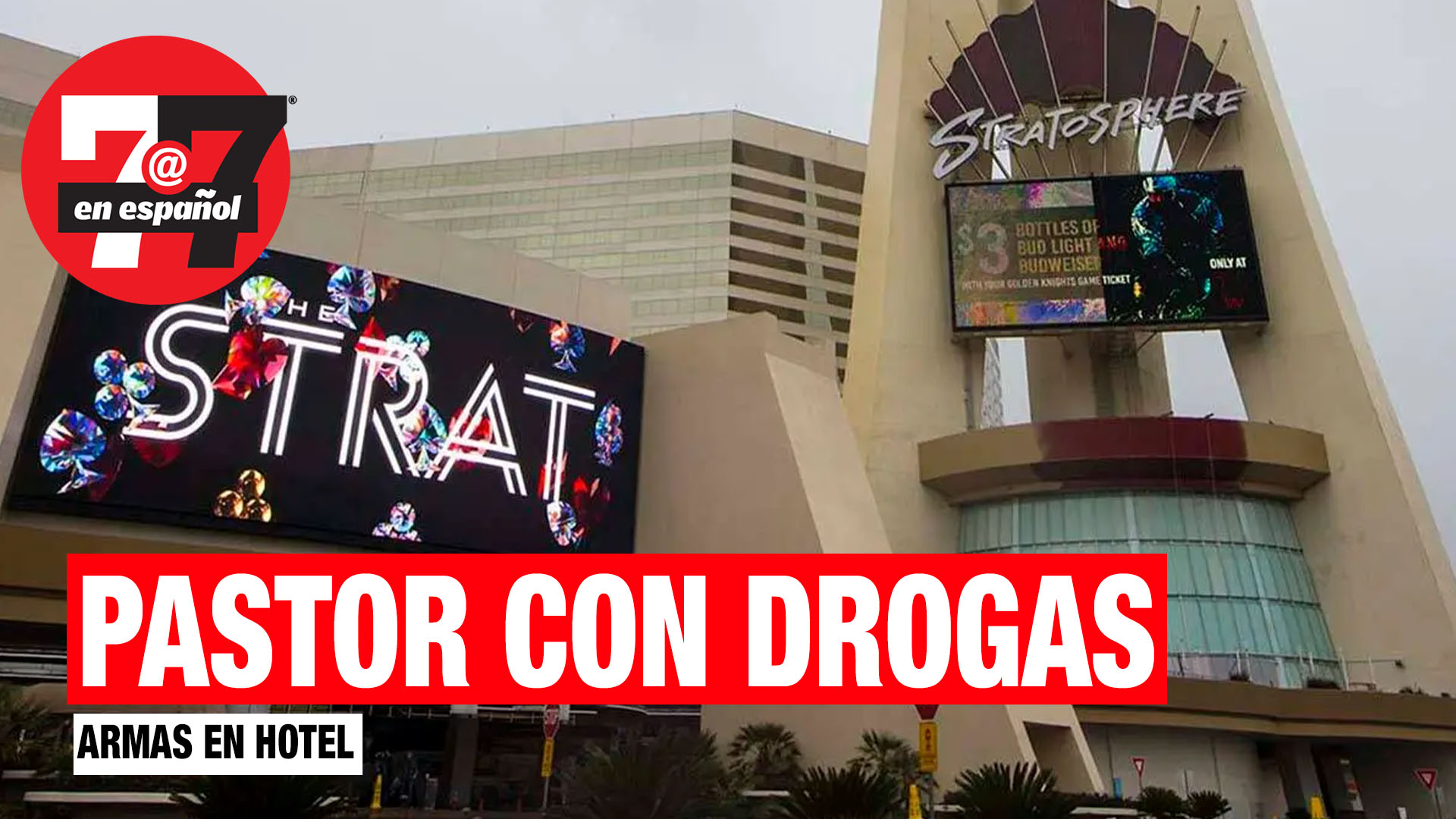 Noticias de Las Vegas | Un pastor que se hospedó en un hotel de Las Vegas tenía mucha droga y armas.