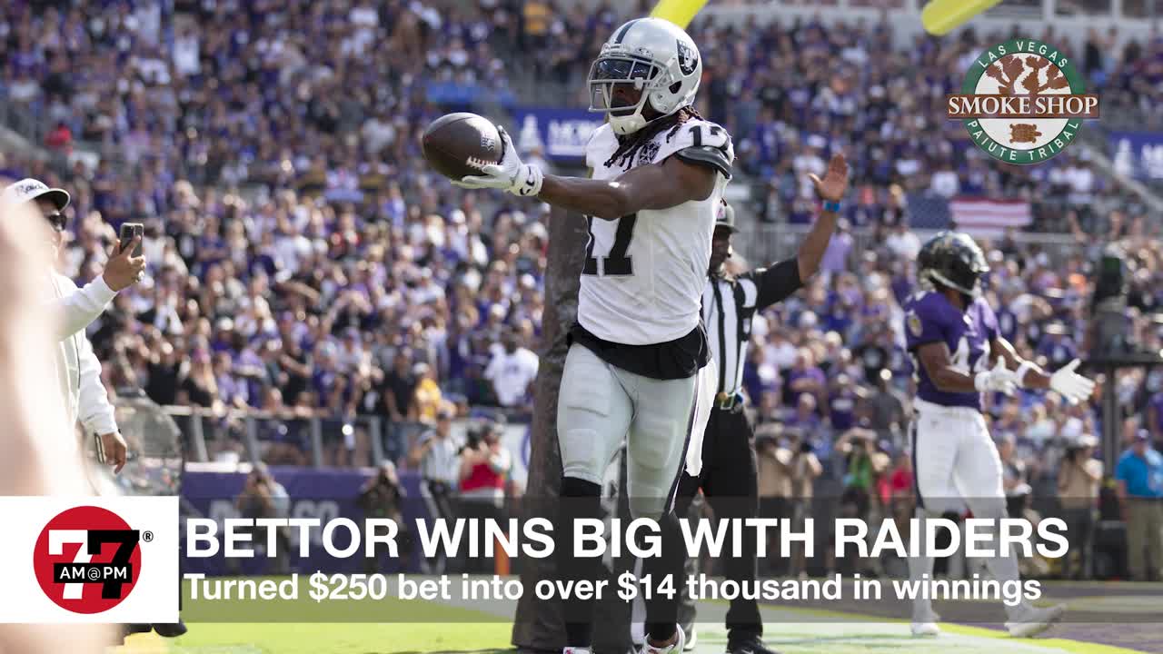 Bettor wins big with Raiders win