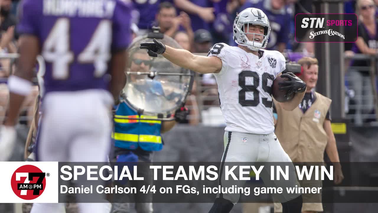 Special teams key in Raiders win