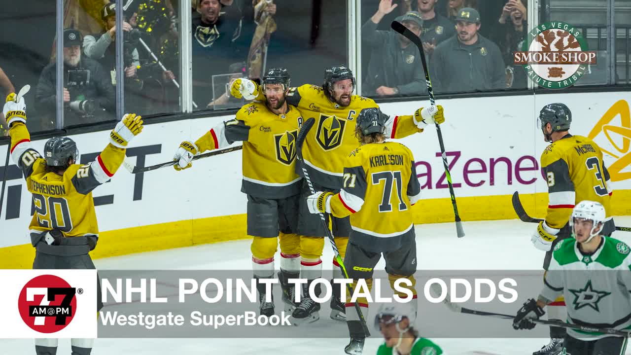 NHL point totals odds