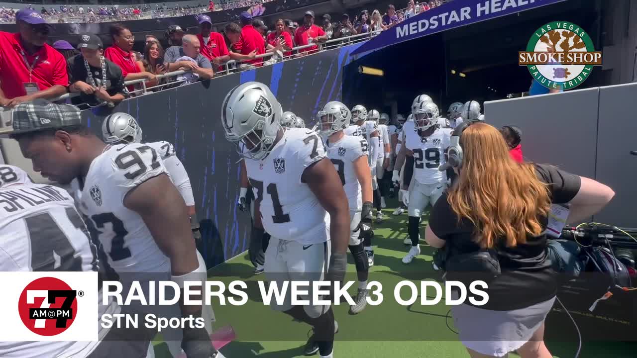 Raiders week three odds