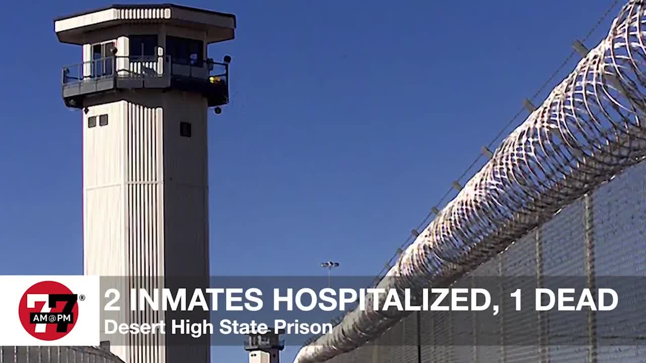 2 inmates hospitalized after stabbing at prison near Las Vegas