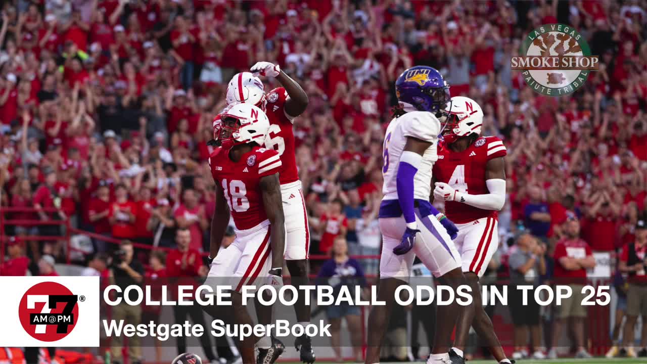 College football odds in top 25