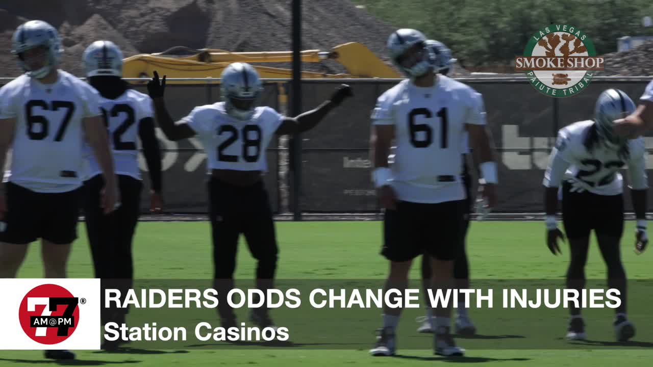 Raiders odds change with injuries