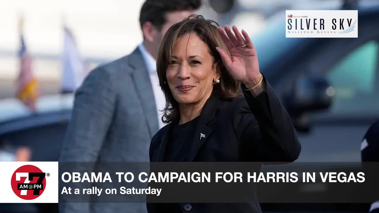 Obama to stump for Harris in Las Vegas on Oct. 19