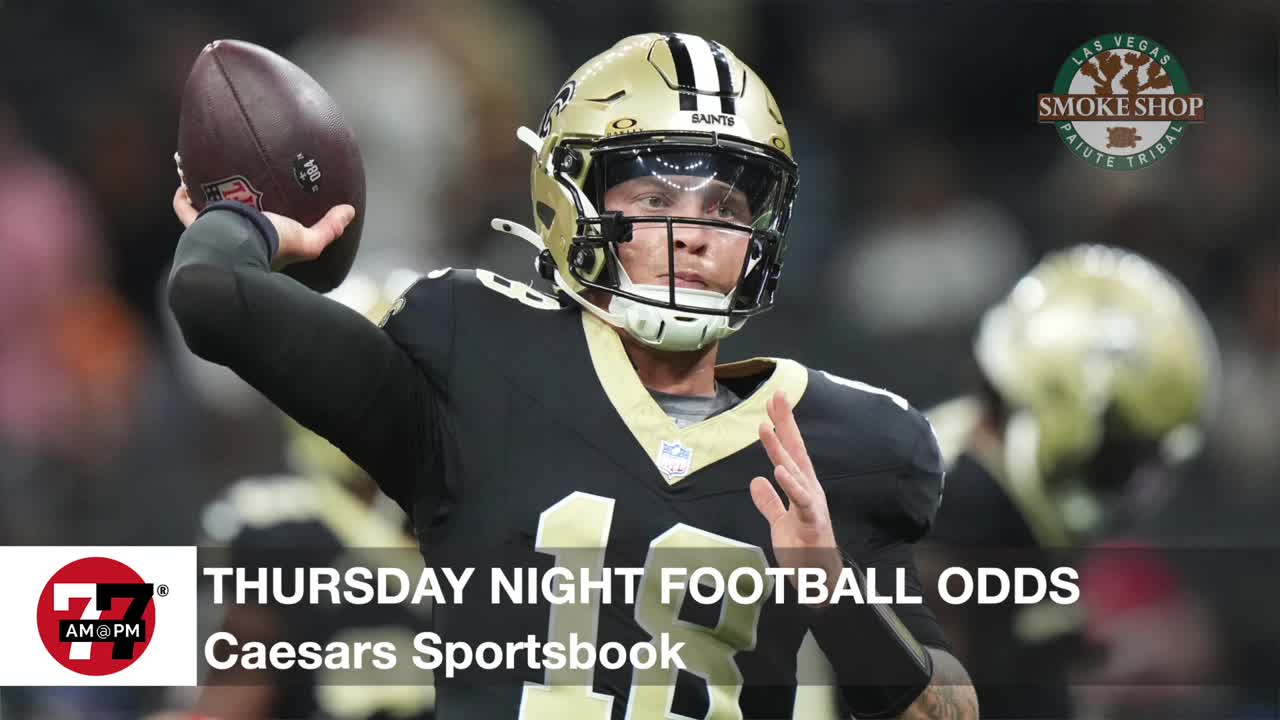 Thursday night football odds from Caesars Sportsbook