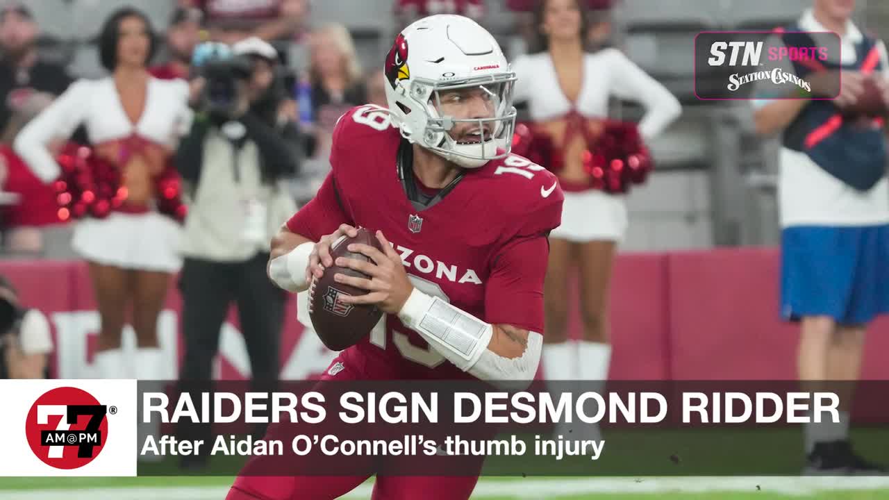 Raiders sign Desmond Ridder