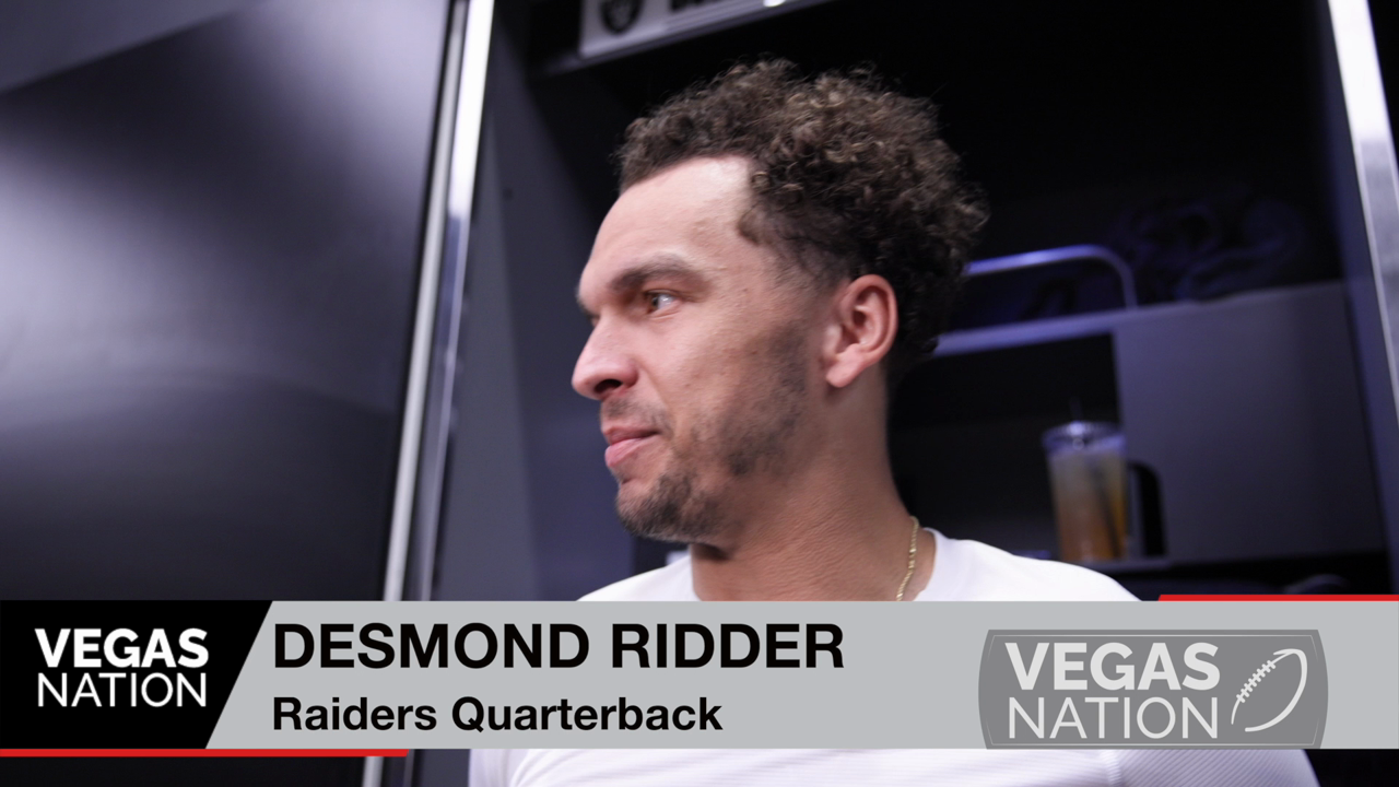 What’s fueling QB Desmond Ridder as he comes to the Raiders