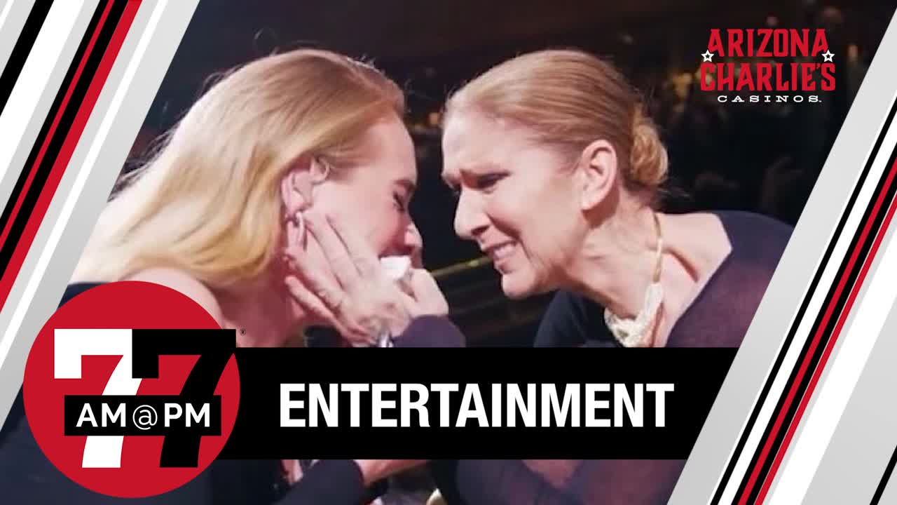 Celine, Adele have emotional reunion on Las Vegas Strip