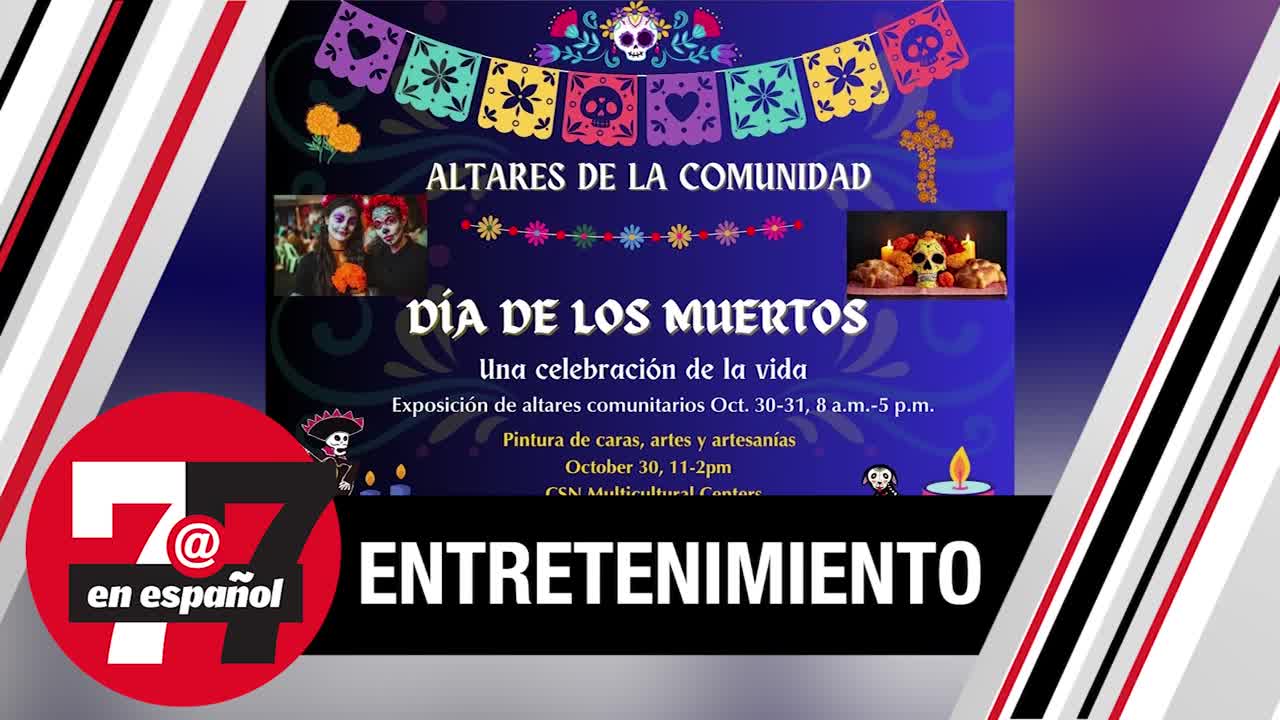 Altares de mi Comunidad" evento de celebración del Día de los Muertos en CSN