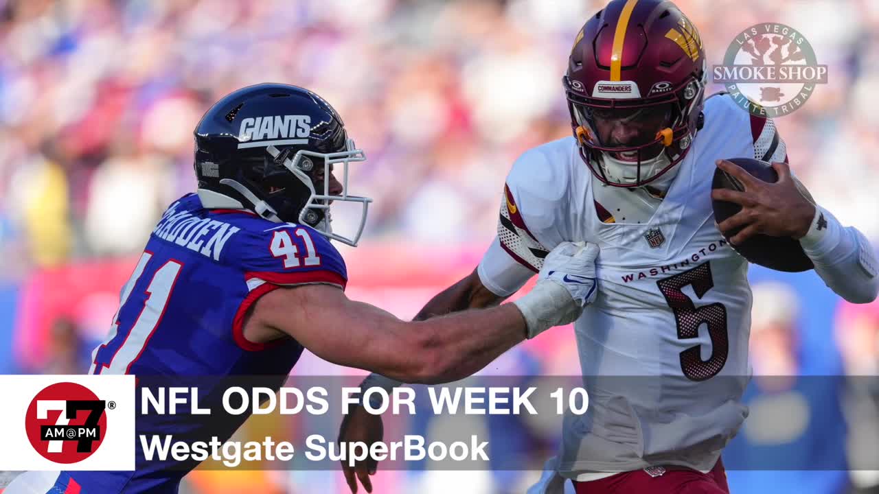 NFL Odds for week 10