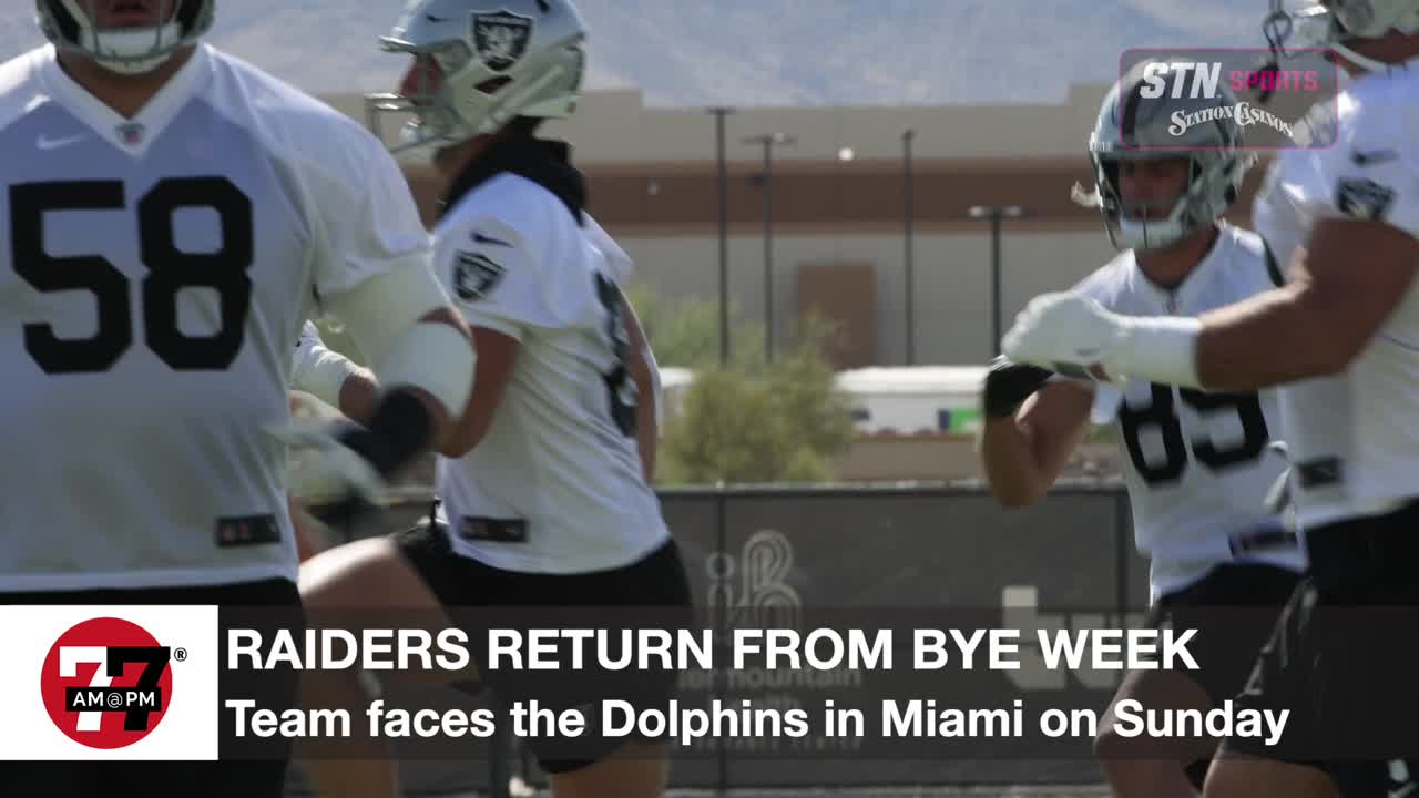 Raiders return from the bye week