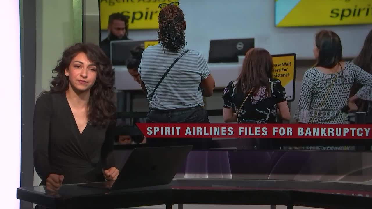 Spirit Airlines files for bankruptcy