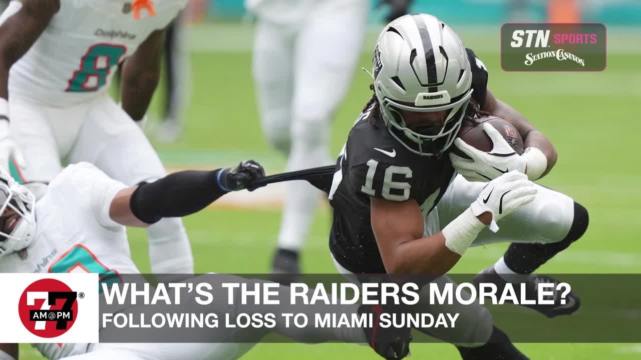 The Raiders morale following loss to Miami