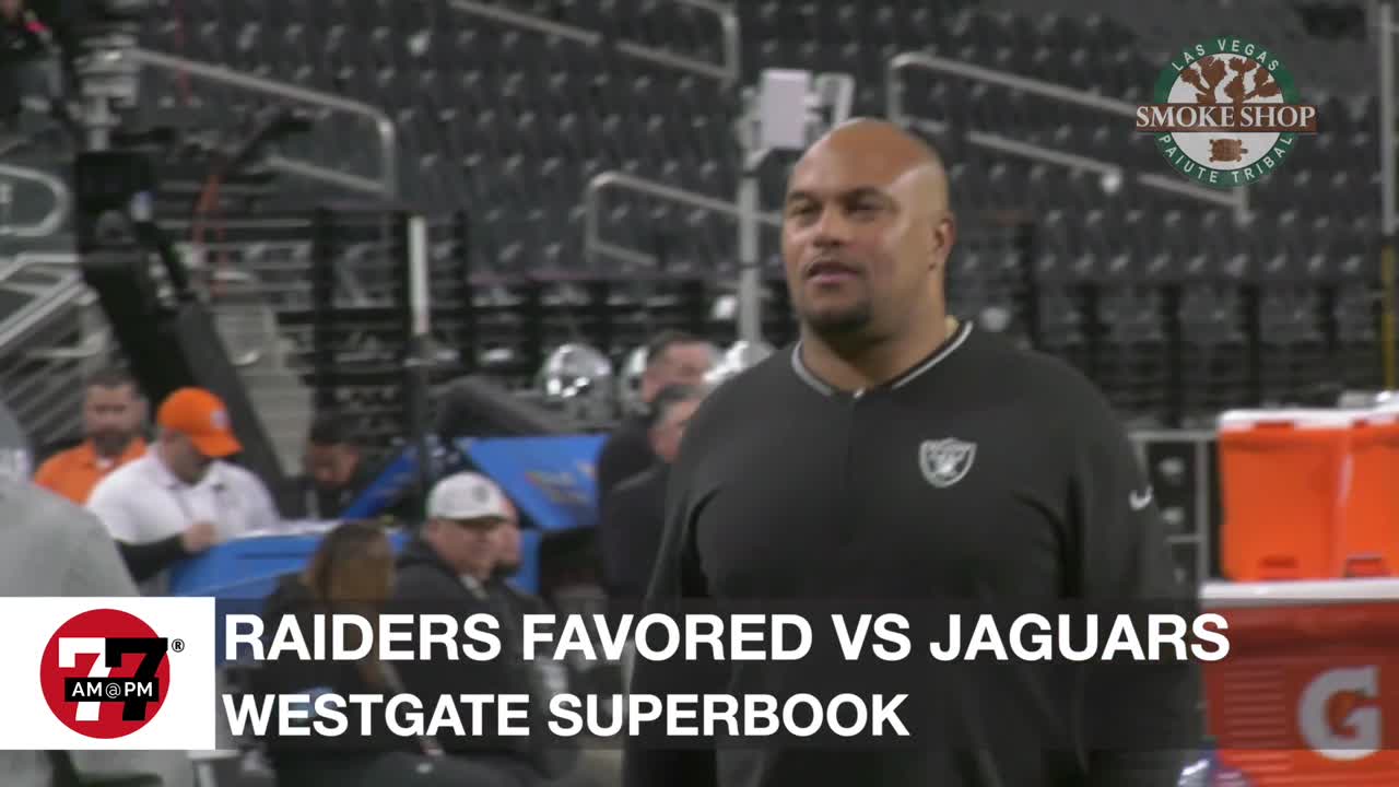 Raiders favored against the Jaguars