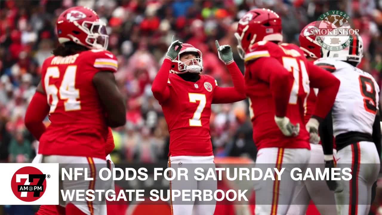 NFL odds for Saturday games