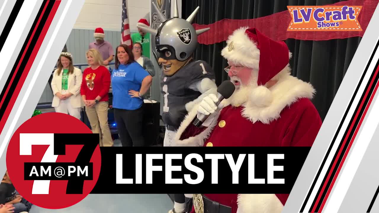 He’s a rock star: Santa’s visit to Henderson school prompts kids’ screams, cheers