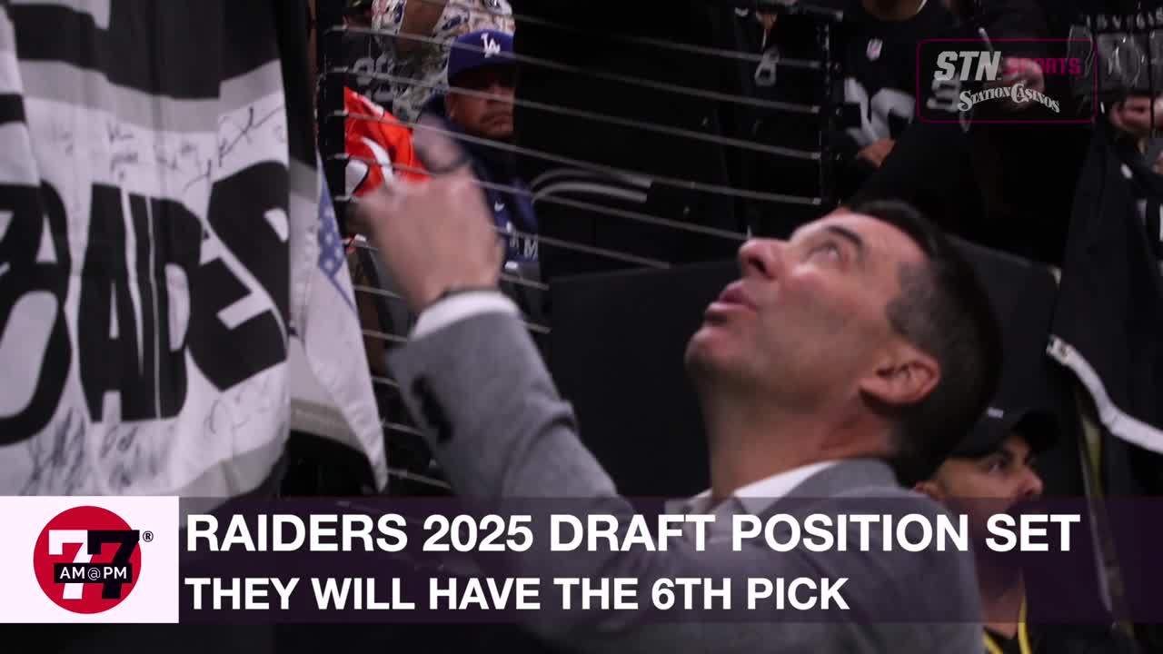 Raiders NFL Draft position set