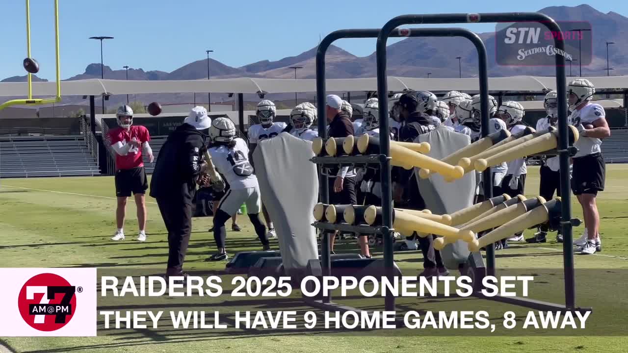 Raiders 2025 opponents set