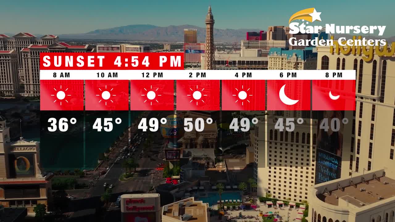 Temperatures for January 20th, 2025