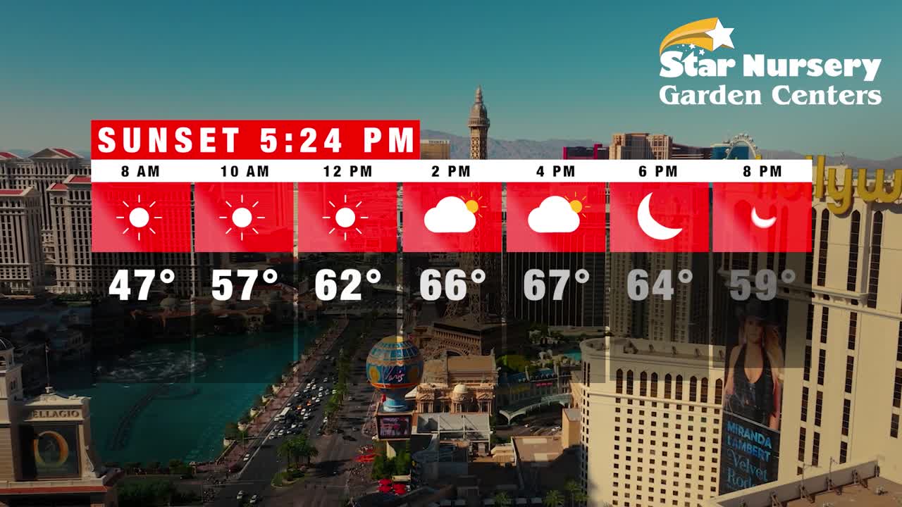 Temperatures for February 17th, 2025