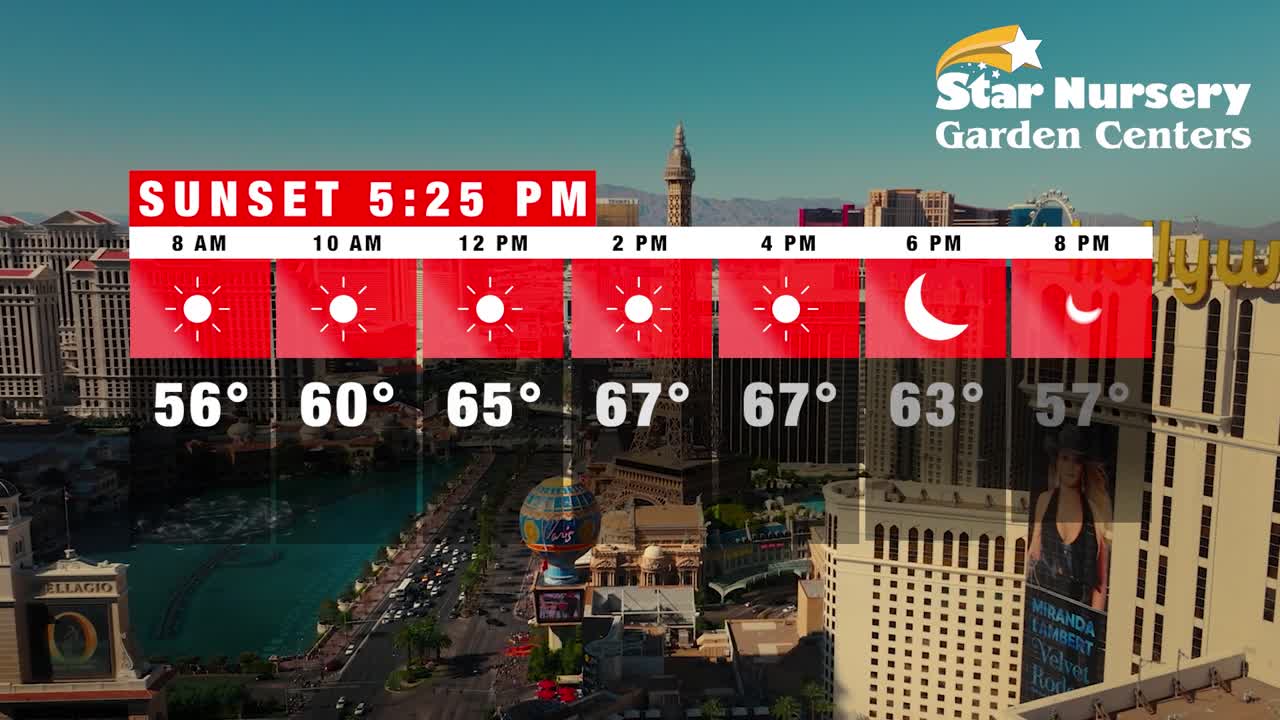 Temperatures for February 18th, 2025