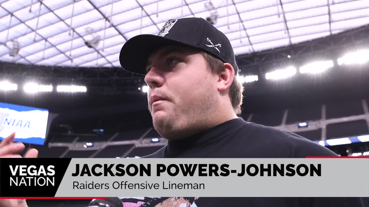 Catching up with Raiders Jackson Powers-Johnson