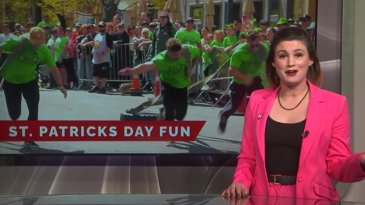 Parade & firefighters challenge games at Fremont Street