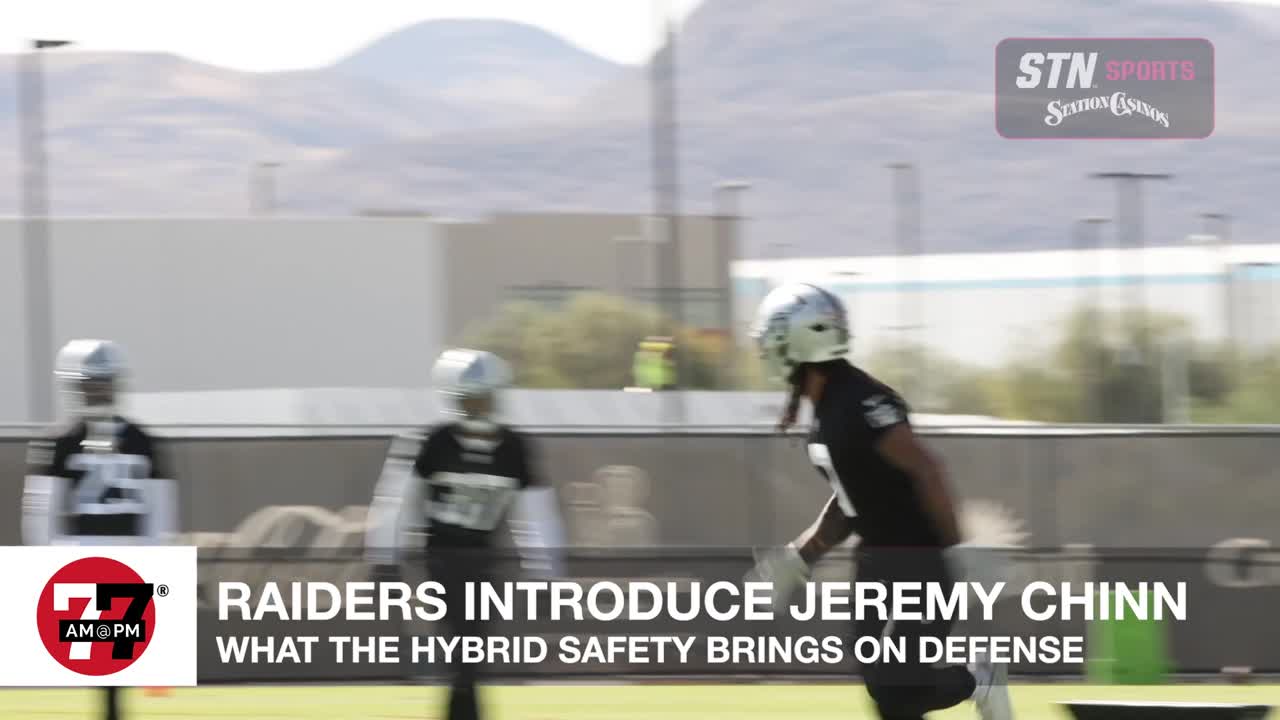 Raiders introduce Jeremy Chinn