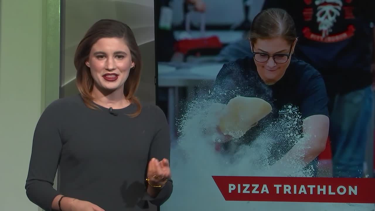 Dough flies at pizza triathlon