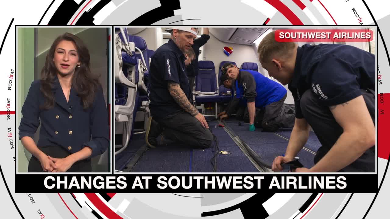 Southwest Airlines debuts first plane with extra legroom seats