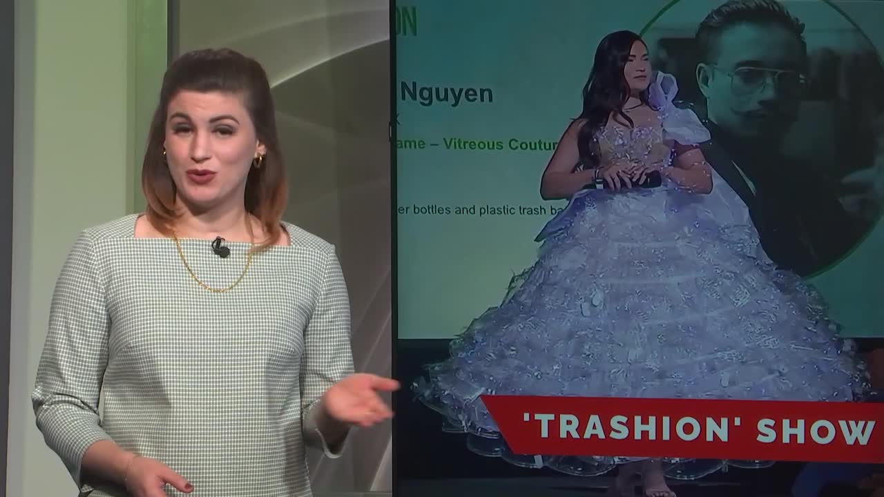 Trashion show at Waste Expo