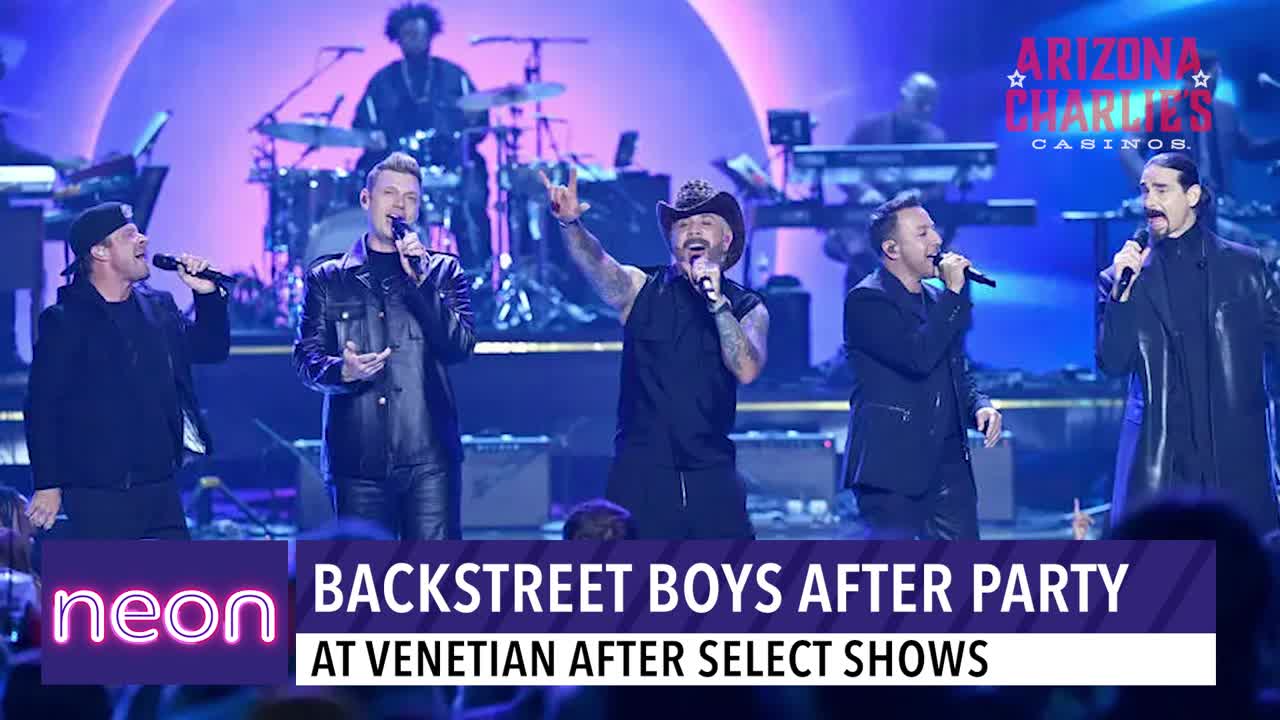 Backstreet Boys announce post-Sphere Strip nightclub party