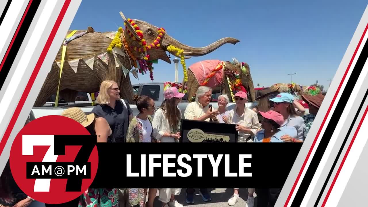 A tusk force of 'elephants' takes on the Las Vegas Strip
