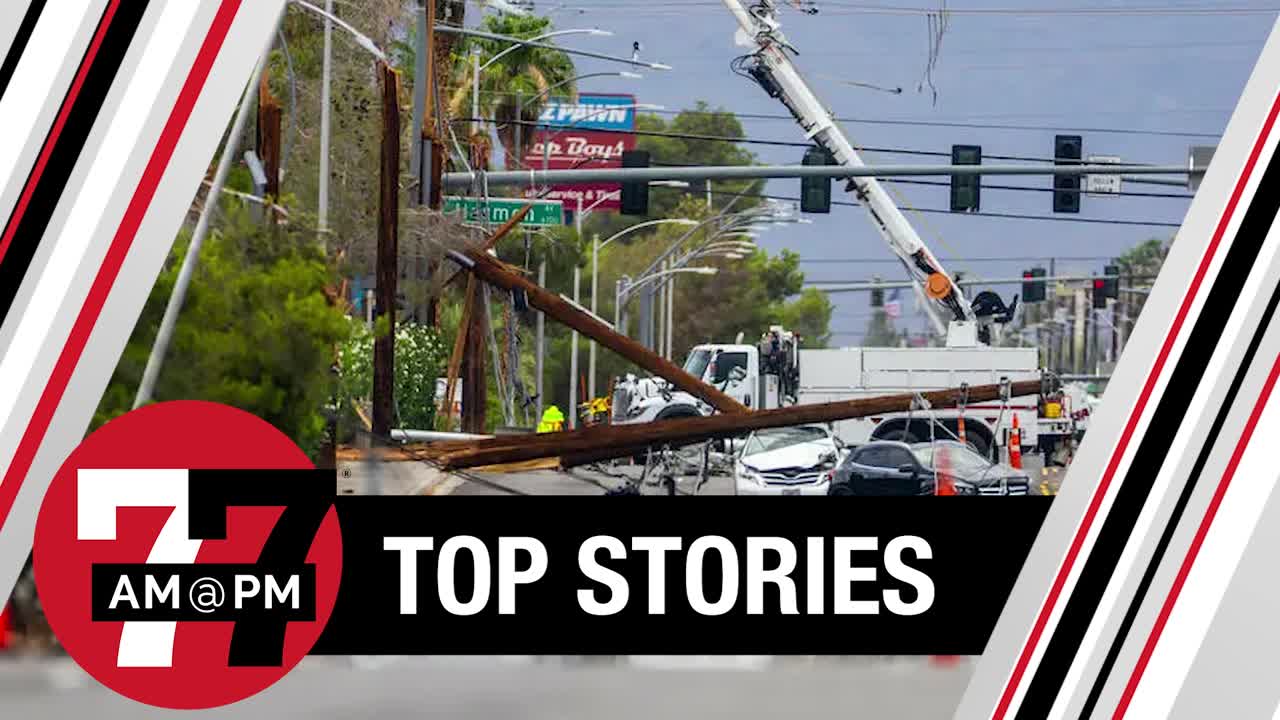 Las Vegas Valley picking up the pieces after powerful windstorm