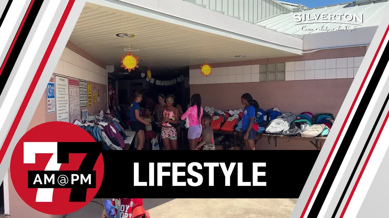 North Las Vegas welcomes back to school season with a splash