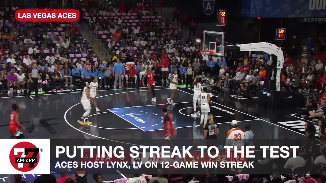 Aces put 12 game winning streak to the test